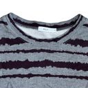 ALC Frank A.L.C. Women’s M Long Sleeve Conlo Burgundy Gray Sweatshirt Top Photo 4