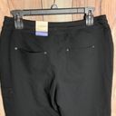 st. john's bay New w Tag  Black Active Pants w Bungee Cord Bottom Lg Photo 3