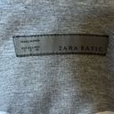 ZARA  Knit Heathered Grey Single Button Lightweight Blazer Jacket - S Photo 6