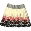 Apt. 9  mini circle skirt cotton abstract floral Photo 1