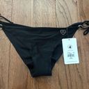 Body Glove NWT  SMOOTHIES BRASILIA SIDE-TIE BIKINI BOTTOM - BLACK Photo 2