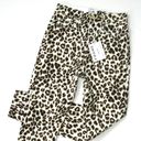 frame denim NWT FRAME Ali in Beige Leopard High Rise Cigarette Stretch Crop Jeans 25 Photo 1