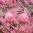 Bubblegum pink striped y2k bikini top Photo 4