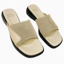 Mootsies Tootsies NWOT ~  Beige Slides Summer Sandals ~ Women's Size 9 M Photo 1