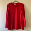 Zyia  Active womens xl Red Chill Long T long sleeve breathable quick dry Photo 1