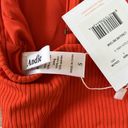 ANDIE  swim longline Rib tank in siren orange size Small Photo 6