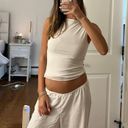 Brandy Melville White High Neck Top Photo 1