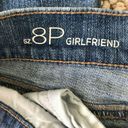 The Loft  Outlet Distressed Blue Girlfriend Jeans Women's Size 8 Petite 8P Photo 7