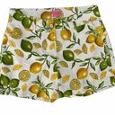 Isaac Mizrahi  White Lemon Lime Shorts Photo 0