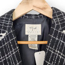 American Vintage Vintage Vision Apparel Black White Plaid Silk Two Button Blazer Suit Coat 6 Photo 4