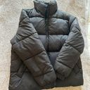 Oversized Puffer Coat Black Photo 2