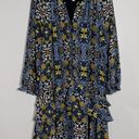 The Loft  Floral Tiered Ruffle Long Sleeve Dress Size X-Large Photo 1