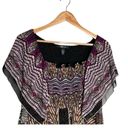 Style & Co Blouse Tribal Multicolor Tiered Eclectic Size XL EUC Photo 1