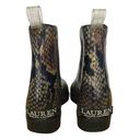 Ralph Lauren Lauren  Tally Bo Rai Snakeskin Rubber Booties Photo 5