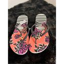 Havaianas  Slim Floral Stripe Flip Flops Thong Sandals 39/40 EUR 41/42 USA 9 / 10 Photo 1