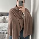 Barefoot Dreams  Cozychic Lite Wide Rib Travel Wrap In Tan Women’s One Size Photo 8