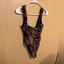 Mara Hoffman NWT  Swim Idalia brown & black one piece swimsuit small Photo 0