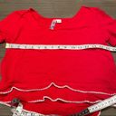 Alya Francescas  Red & White Short Sleeve Crop Top Size S Photo 88