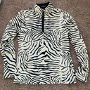 J. McLaughlin  Cheetah Print Athletic Half Zip  Photo 2