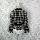 White House | Black Market   Size 0 Black Houndstooth Blazer NWT $148 Photo 3