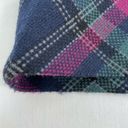 Talbots Outlet Classic Skirt Tartan Plaid Wool Acadamia Dark Blue Purple Green 8 Photo 8