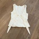 superdown  tricia front knot tank in Size S White Photo 2