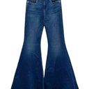 frame denim  Le High Super Flare in Cantine Dark Wash Bellbottom Jeans Size 26 Photo 3