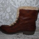 Wear Ever Fur Lined Boots Womens 8 M Brown Leather Photo 3