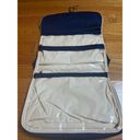 Classic Navy Blue Hanging Toiletry Travel Bag Excellent Photo 1