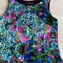 Cynthia Rowley Cynthia Rowling Colorful Abstract Floral Dress Photo 2