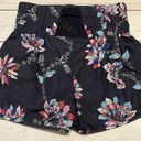 Free People Movement Running Short Medium Floral Deco The Way Home Bikini Lining Black Photo 4