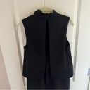 AQ/AQ  Black asymmetrical mini dress high neck | size 4 Photo 6