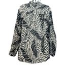 Cynthia Rowley  100% linen long sleeve button up Blouse Size XL Photo 1