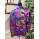 Westbound  Womens Purple Floral Polyester Button Front Long Sleeve Top Blouse 18 Photo 6