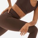 Everlane  The Perform Sports Bra and High Rise Legging Matching Set Brown Size XS Photo 2