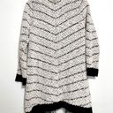 Solitaire  White & Black Open Front Cardigan Photo 4