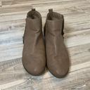 Sociology  Booties Women’s 10 Brown Zip Up Healed Photo 1