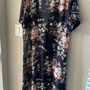 SheIn Pink And Blue Floral CoverUp Photo 2