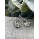 Swavorski Swarovski Dangle Silvertone Earrings Photo 4