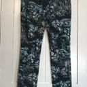 W By Worth Jeans Grey Aquamarine Petunia Print Size 2 Photo 2