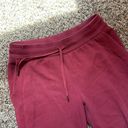 Lululemon  Scuba Joggers Fleece Size 10 Maroon Photo 1