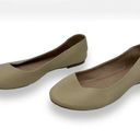 mix no. 6  Tan Gator Pattern Round Toe Flats Photo 0