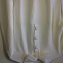 Rebecca Taylor  French Terry pull over long sleeve sweartshirt white Photo 13