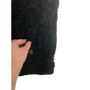 Tommy Hilfiger  Black Fuzzy Faux Fur Vest Size M Medium Black Photo 4