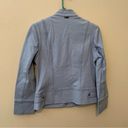 St. John  Sport By Marie Gray Blue Stretchy Denim Jacket Photo 62