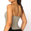 White Fox Boutique Bustier Mushroom Size XS Photo 3