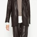 Brochu Walker NEW  The Farley Vegan Leather Blazer in color Timber Photo 0