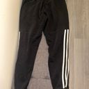 Adidas Sweatpants Black 3 Striped with pockets Photo 1