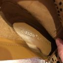 Gibson Latimer Gibson & Latimer Cow Leather Heel ankle boots animal print Cheetah tan size 8 Photo 4