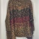 Umgee  multi color sweater Poncho Photo 0